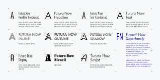 By monotype · fonts · typeface story · packages · license information. Futura Now Monotype