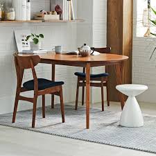 Mid Century Rounded Expandable Dining Table Expandable Dining Table Round Dining Table Expandable Round Dining Table