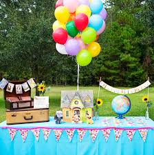Real Parties Up Themed Birthday Party Hostess With The Mostess Party Themes Pixar Party Disney Birthday