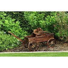 Shop a zillion things home now! Rosalind Wheeler Mcgee Charred Wood Wheelbarrow Planter Reviews Wayfair