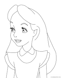 Use these images to quickly print coloring pages. Alice In Wonderland Coloring Page Printable Sheets Alice In Wonderland Pages 2021 A 3610 Coloring4free Coloring4free Com