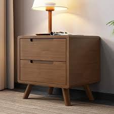 Lrzs Nordic All Solid Wood Bedside Table Simple Modern Bedroom Bedside Storage Cabinet Bedroom Storage Cabinets Solid Wood Bedside Tables Simple Bedside Tables