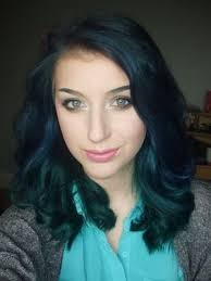 Black And Teal Hair Dye Lauren M S Laumac7991 Photos Liked Beautylish Teal Hair Turquoise Hair Dark Green Hair