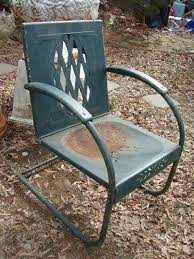 Sale Antique Metal Lawn Chair Metal Garden Chair By Funknjunkinc Vintage Metal Lawn Chairs Lawn Chairs Metal Chairs
