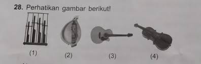 Simak alat musik tradisional asli indonesia yang tak hanya terkenal di tanah air tapi juga. 28 Perhatikan Gambar Berikut 1 2 3 4 Alat Musik Yang Dimainkan Dengan Cara Yang Sama Brainly Co Id