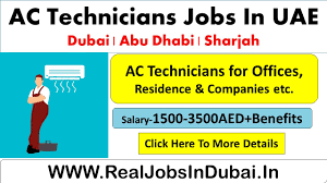 Ac Technician Jobs In Dubai Abu Dhabi Ac Technician Airline Jobs Jobs For Freshers