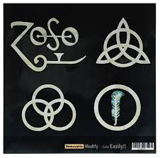 Led Zeppelin Iv Zoso Symbols Inlay Stickers For Guitars Bass The untitled fourth studio album by the english rock band led zeppelin, commonly known as led zeppelin iv, was released on 8 november 1971 by atlantic records. 4 symbols led zeppelin iv zoso