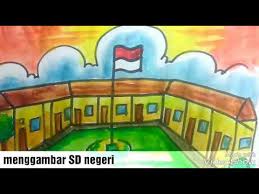 Terimakasih atas kunjungannya pada artikel kami kali ini. Cara Menggambar Dan Melukis Sekolah Dasar Dengan Mudah Youtube