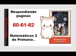 A partir de hoy, tenemos 79,696,557 libros electrónicos para descargar de forma gratuita. Respuestas Libro Matematicas 2 Primaria Paginas 60 61 62 Youtube