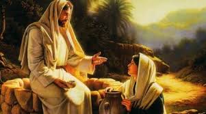 Image result for images jesus and samaritan woman at well