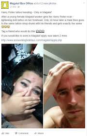 Harry potter lightning bolt tattoo. Drunk People Are Now Getting Harry Potter Lightning Bolt Tattoos On Their Foreheads The Sun