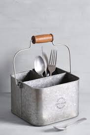 Buy Galvanized Metal Cutlery Caddy From The Next Uk Online Shop Cutlery Caddy Kitchenware Galvanized Metal Trays
