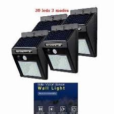 48 De Desconto Holofotes Led Com 2 4 Pecas Luz Solar Para Areas Externas Para Seguranca Do Jardim A Prova D A Sensores De Movimento Led Lampada Solar