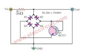 Audio Peak Limiter Circuit To Improve Input Signal Eleccircuit Com Circuit Electronics Circuit Basic Electronic Circuits