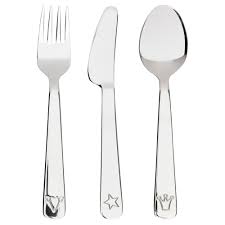 Ikea Fabler 3 Piece Flatware Set Stainless Steel Flatware Set Ikea Baby Ikea Kids