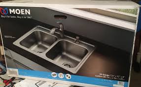 The 2000 series delivers design and functionality at a value. Moen Galvin 21579 Drop In Sink Faucet 33x22x8 Spot Resistant Stainless Steel For Sale Online Ebay