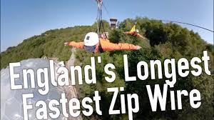 England S Longest And Fastest Zip Line Zip Wire Hangloose Adventure At The Eden Project Cornwall