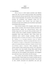 Bab i pendahuluan 1 a. Penerapan Analisis Abc Dalam Pengendalian Persediaan Bahan