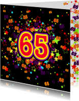Verjaardagskaarten 65 Jaar Kaartje2go