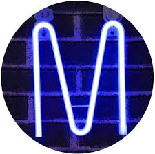 Words that start with the letter m. Buy Light Up Letters For Wall Decor Neon Letter Lights Alphabet Words Signs Xmas Lamp For Teen Girls Bedroom Decor Blue Letter M Online In Germany B07rypvjrc