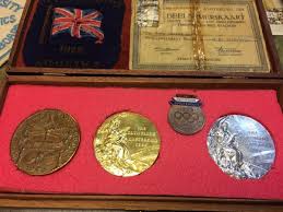All olympic medals must be at least 3 mm thick and at least 60 mm in diameter. First Olympic Medals Won By Black British Athlete Sell For 8 000