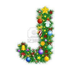 Letter J Christmas Tree Decoration Alphabet Christmas Alphabet Christmas Tree Decorations Letter J