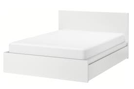 Malm High Bed Frame 2 Storage Boxes White Full Ikea In 2021 High Bed Frame Malm Bed White Bed Frame
