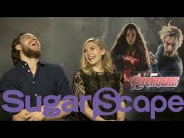 And you're clapping your hands. Avengers The Age Of Ultron S Aaron Taylor Johnson And Elizabeth Olsen Take Our Superhero Quiz Youtube