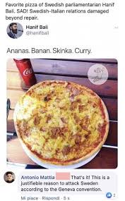 Hanif bali (m) möter karin olsson (expressen) i en debatt om den kriminella gangsterrapparen. Angry Italians Call Out Offensive Attempts At Their Cuisine Memebase Funny Memes