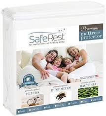 Amazon Com Saferest Twin Extra Long Xl Premium Hypoallergenic Waterproof Mattress Protector Mattress Protector Waterproof Mattress Pad Waterproof Mattress
