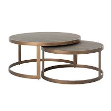 Richmond interiors is the brand for a complete interior concept. Bloomingville Set Of 2 Round Shagreen Coffee Table Home Story Richmond Interiors