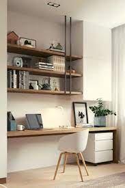 Simple Easy Intimidating Diy Desk Ideas Thrift With Vitor Home Office Decor Home Desk Home Decor