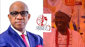 GOV DAPO ABIODUN Congratulate THE NEW KING HRH Oba Jimoh Abimbola Mafe  Onisin Of Ilusin Kingdom