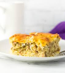 Place lid on skillet until cheese melts. Sausage Hash Brown Breakfast Casserole With Egg And Cheese Fox Valley Foodie