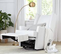 Read this guide for the best swivel chairs. Modern Wingback Swivel Nursery Glider Recliner Pottery Barn Kids