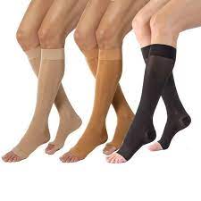 Jobst Ultrasheer Medical Legwear Women S Knee High 15 20mmhg Compression Stockings Open Toe Express Medical Supply