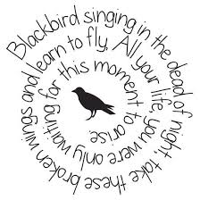 Black Bird In The Dead Of Night Image Result For Blackbird The Beatles Black Bird Black Bird Tattoo Beatles Lyrics