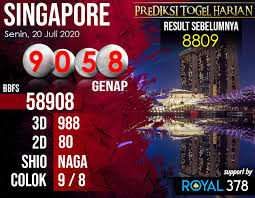 Prediksi Togel Singapore 20 July 2020 Di 2020 Shio Kambing 15 Juli