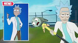 The introduction of rick in the trailer indicates that gamers will have. New Rick Sanchez Skin Gameplay In Fortnite Hammerhead Morty Pickaxe Youtube