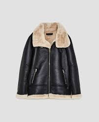 Image 11 Of Aviator Jacket From Zara Leather Jacket Aviator Jackets Jackets For Women