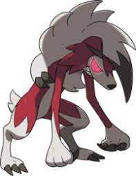 A fringe of black fur hangs over its face, and two pointed rocks emerge from either side of its waist. Lycanroc Midnight Form Stats Moves Abilities Locations Pokemon S M