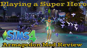 The Sims 4: Let's Play a Superhero! Armageddon Mod by Sacrificial (CC/Mod  Review) - YouTube