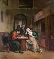 Like other doctorates, the d.a. Steen The Patient And The Doctor Art Print Canvas On Stretcher Glass Print