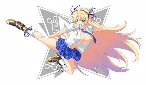 Tags Anime Nishiumi Yuuta Senran Kagura Katsuragi Senran Kagura Kicking Flying Kick Anime Otaku Anime Anime Images