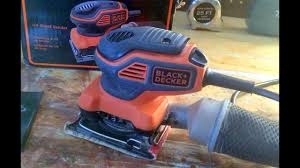 Black And Decker 1 4 Sheet Sander Instructions Review Black Decker 1 4 Sheet Palm Sander Youtube