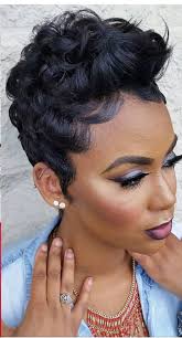 2018 Short Hairstyle Ideas For Black Women Enter In 2018 With A Fierce New Hairstyle Made For Gi Short Hair Styles Natural Hair Styles Short Hair Styles Pixie