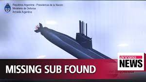 After a search lasting 15 days, the argentine navy downgraded the operation from a rescue mission to a search for the submarine's wreck. Missing Argentine Submarine With 44 On Board Found A Year After Disappearance Youtube