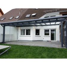 Der hauptvorteil einer markise besteht darin, dass sie flexibel einsetzbar ist und sonnenschutz für terrassen bietet. Breite 5 00 M Alu Terrassenuberdachung Mit Uberstand Vsg Glas 8 76 Mm Tiefe Wahlbar