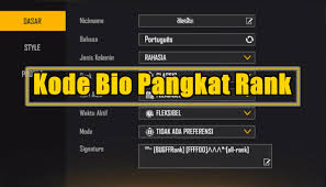 Please contact customer service if you encountered any issue. Code Bio Ff So Rank Rank So That Ff Profile Display Cooler