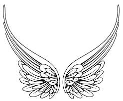 The tattooist will use a machine called a liner to set your stencil permanently into your skin. Traceable Butterfly Wings Tribal Angel Wings High Quality Photos And Flash Designs Of Simple Angel Wings Angel Wings Tattoo Wings Tattoo Wings Drawing